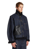 Levi's x Sacai Giacca Sherpa In Denim Blu Scuro | PDP | Antonia