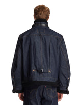 Levi's x Sacai Giacca Sherpa In Denim Blu Scuro | PDP | Antonia