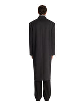 Gray Double-Faced Wool Coat | PDP | Antonia