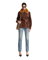 Brown Suede Jacket | PDP | Antonia