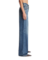 Blue V-Waist Baggy Jeans | PDP | Antonia