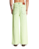 Green Wide-Leg Jeans | PDP | Antonia