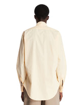 Orange Cotton Tuxedo Shirt | PDP | Antonia