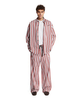 White Boardroom Striped Oversized Shirt | PDP | Antonia