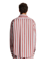 White Boardroom Striped Oversized Shirt | PDP | Antonia