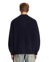 Cardigan In Misto Cashmere Blu | PDP | Antonia