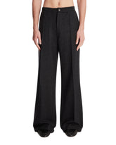 Pantaloni Sartoriali In Lana Neri | PDP | Antonia