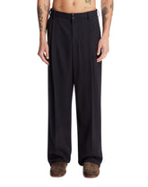 Blue Wool Tailored Trousers | PDP | Antonia