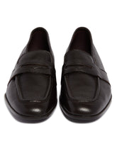 Brown Leather Loafers | PDP | Antonia