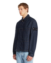 Blue Cotton Denim Jacket | PDP | Antonia