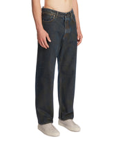 Blue Straight-Leg Jeans | PDP | Antonia