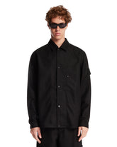 Black Wool Overshirt | PDP | Antonia