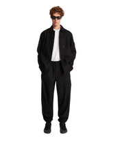 Black Wool Overshirt | PDP | Antonia