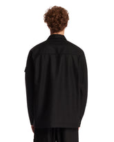 Black Wool Overshirt | PDP | Antonia