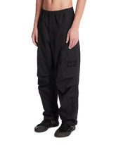 Black Cotton Cargo Trousers | PDP | Antonia