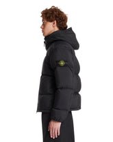 Black Hooded Down Jacket | PDP | Antonia
