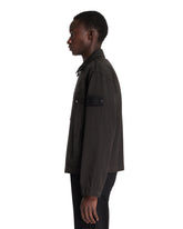 Black Cotton and Wool Coach Jacket | PDP | Antonia