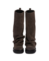 Gray Robin Combat Boots | PDP | Antonia