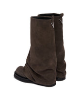 Gray Robin Combat Boots | PDP | Antonia
