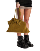 Green Suede La Passeggiata Bag | PDP | Antonia