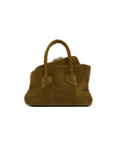Green Mini La Passeggiata Suede Bag | PDP | Antonia
