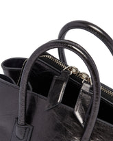Borsa La Passeggiata Mini In Pelle Grigia | PDP | Antonia