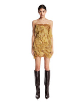 Green Feather Mini Dress | PDP | Antonia