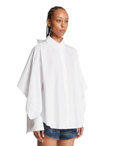 White Shirt with Cape Detail | PDP | Antonia