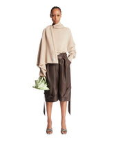 Beige Shawl Collar Sweater | PDP | Antonia