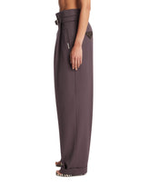 Gray High-Waisted Trousers | PDP | Antonia