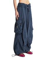 Pantaloni Cargo Parachute Blu | PDP | Antonia