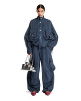 Pantaloni Cargo Parachute Blu | PDP | Antonia