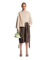 Brown Leather Bermuda Shorts | PDP | Antonia