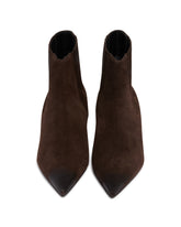 Brown Suede Cheope Ankle Boots | PDP | Antonia