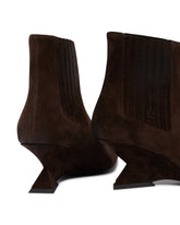 Brown Suede Cheope Ankle Boots | PDP | Antonia