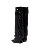 Black Leather Boots | PDP | Antonia