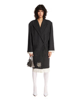 Cappotto A Doppiopetto In Lana Grigio | All | Antonia