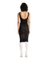Black Stretch Tulle Midi Dress | PDP | Antonia