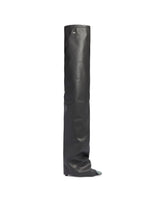 Stivali Thigh High In Pelle Grigi | All | Antonia