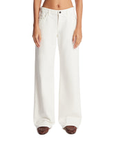 Jeans Eglitta In Cotone Bianchi | PDP | Antonia