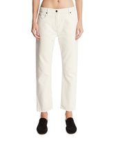 White Riaco Cotton Denim Jeans | PDP | Antonia