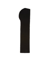 Black Paise Cashmere Scarf-Hat | PDP | Antonia