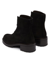 Black Nobilis Suede Pull-On Boots | PDP | Antonia