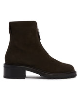 Brown Nobilis Suede Pull-On Boots | PDP | Antonia