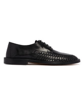 Black Lace-Up Derby Shoes | PDP | Antonia