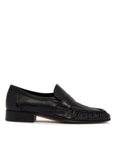 Black Soft Leather Loafers - NANUSHKA WOMEN | PLP | Antonia