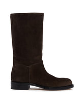 Stivali In Suede Marroni | PDP | Antonia