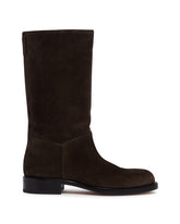 Stivali In Suede Marroni | PDP | Antonia