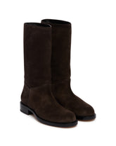 Stivali In Suede Marroni | PDP | Antonia