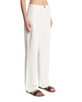 White Berit Trousers | PDP | Antonia